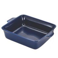 Anolon Vesta Stoneware 9-Inch Square Baker, Persimmon Orange N10