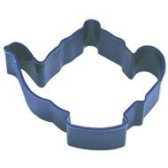 Teapot Navy Poly Resin Coated Tin Cookie Cutter 3.75&quot;