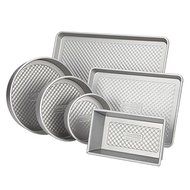 6-Piece Bakeware Set in Carbon steel Construction with Rolled Rim