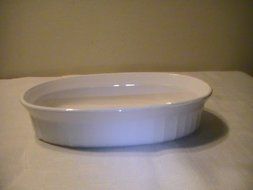 Corning French White Individual Casserole Dish F-15-B