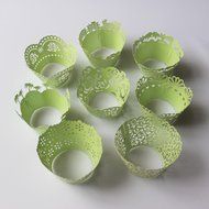 Sophiebella 60-count Green-Cupcake-Wrappers Decorating Supplies for Paper-Baking-Cups for Wedding Holiday - 5... N8
