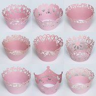 Sophiebella 60-count Green-Cupcake-Wrappers Decorating Supplies for Paper-Baking-Cups for Wedding Holiday - 5... N10