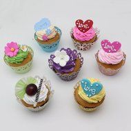 Sophiebella 60-count Green-Cupcake-Wrappers Decorating Supplies for Paper-Baking-Cups for Wedding Holiday - 5... N22