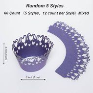 Sophiebella 60-count Green-Cupcake-Wrappers Decorating Supplies for Paper-Baking-Cups for Wedding Holiday - 5... N27