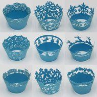 Sophiebella 60-count Green-Cupcake-Wrappers Decorating Supplies for Paper-Baking-Cups for Wedding Holiday - 5... N37