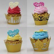 Sophiebella 60-count Green-Cupcake-Wrappers Decorating Supplies for Paper-Baking-Cups for Wedding Holiday - 5... N44