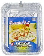 DURABLE APPLIANCE 2 Count Aluminum Casserole Lasagna Pan Sold in packs of 12