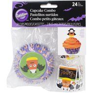 Wilton Cupcake Combo Pack, Jack O Lantern, 24 Per Package