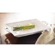 Mud Pie Knot and Beau Oven to Table Dish, Ivory