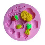 Click Down 1 x Silicone Mould Cutter DIY Fondant Cake Sugar Craft Decorating Tool Vegetable Shape