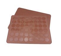 Silicone Macaron Baking Sheet Mat Set Ks46 (Decorating Pen) N4