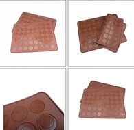 Silicone Macaron Baking Sheet Mat Set Ks46 (Decorating Pen) N6