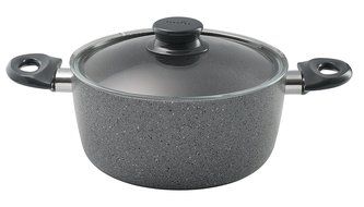 Essenso Neogranite Stone Austin Casserole, Dishwasher Safe, Nonstick Italian Stone Coating, 4.5 Quart