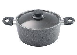 Essenso Neogranite Stone Austin Casserole, Dishwasher Safe, Nonstick Italian Stone Coating, 4.5 Quart N3