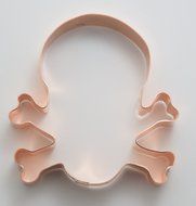4 Inch Skull and Crossbones Halloween Cookie Cutter