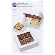 Wilton Kraft 4 Cavity Cupcake Boxes, 3 Count N4