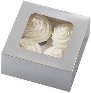 Wilton Kraft 4 Cavity Cupcake Boxes, 3 Count N8