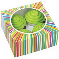 Wilton Kraft 4 Cavity Cupcake Boxes, 3 Count N12