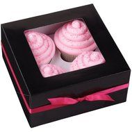 Wilton Kraft 4 Cavity Cupcake Boxes, 3 Count N13