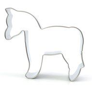 GXHUANG Stainless Steel Cookie Cutters , for Anniversary Birthday Wedding Party (Pony)