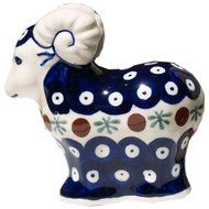 Polish Pottery Easter Sheep N2