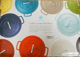 Martha Stewart Collection Collector's Enameled Cast Iron 8 Qt. Oval Casserole in Cranberry N2