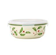 Lenox HOLIDAY SERVE &amp; STORE W/LOCK LID
