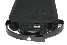 Portable Bluetooth Speakers Mini Wireless Speaker via Micro TF Card/USB Reader FM Radio（Black) N3