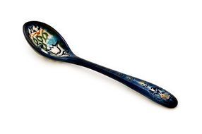 Polish Pottery Garden of Eden Sugar Spoon