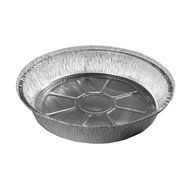 SafePro 9" Round Foil Take-Out Pan with Board Lid, Foil Pans - 100 / Case N3