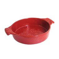 American Atelier 6242-BKR12 Bargello Round Baking Dish, Red