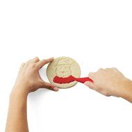 Chef&#039;n Cookie Stamp Cookie Cutter Sweet Ride Theme Cookie Stamp Set, Wasabi/Lemon/Pacific/Cherry/Apricot N5