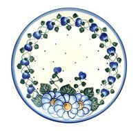 Polish Pottery Primrose Dessert Plate