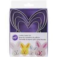 Wilton 2308-0218 4-Piece Easter Bunny Cookie Cutter Set, Assorted