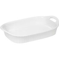 3-Quart Non-porous Surface French Oblong Casserole with Sleeve, White