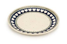 Polish Pottery Cupid Dessert Plate