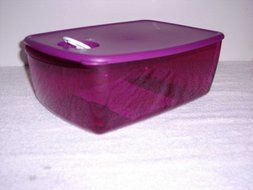 Tupperware Rectangular Rock N Serve 3 3/4qt. Rhubarb