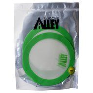 Silicone Alley, 3 Non-stick Mat Pad / Silicone Rolling Baking Pastry Mat Large Round 9.5&quot; Green N5
