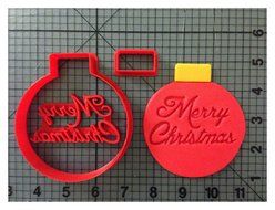 Christmas Ornament Cookie Cutter Set Top Selling Item (5.5 inch)