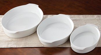 Food &amp; Wine For Gorham Oval Baker, Medium N2