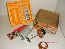Vintage Mirro Cookie Press 12 Cookie Plates + 3 Pastry Tips 358-AM N2