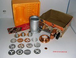Vintage Mirro Cookie Press 12 Cookie Plates + 3 Pastry Tips 358-AM N4