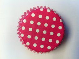 Pink Polka Dot Baking Liners Cupcake Muffin Cups 50 count Greaseproof