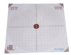 Silicone Large Pastry Mat With Measurements. 20&quot; x 20&quot; Non-Slip Sheet Sticks To Countertop For Rolling Dough