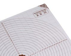 Silicone Large Pastry Mat With Measurements. 20&quot; x 20&quot; Non-Slip Sheet Sticks To Countertop For Rolling Dough N2