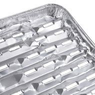 Kmise Large Disposable Aluminum Foil Barbecue Grill Plate for Home Picnic and BBQ 4 Pcs N5