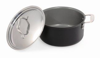 Beka Chef Eco-Logic Non-Stick Bekadur Ceramica Covered Casserole, Black - 8 Inch