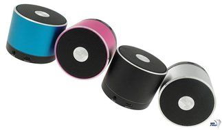 Mini Bluetooth Speaker for Iphone, Ipad, Android, Samsung, Ipod, Kindle with Rechargeable Battery - Black