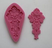 NY CAKE Victoria Lace Silicone Mold, Fondant, Gumpaste , chocolate