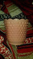 Vintage Pink Oven Ware 4 Inches Tall 3 Inches Wide